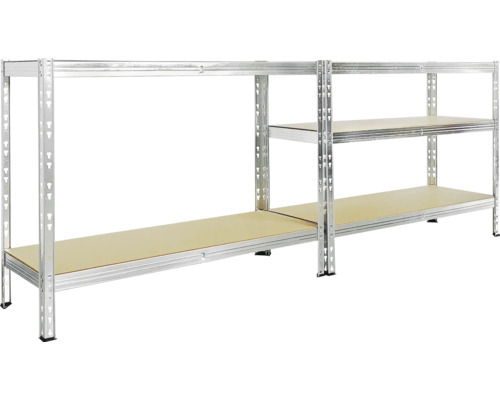 Étagère métallique à plusieurs niveaux pour le stockage