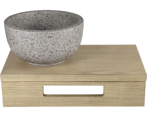 Dekoschale auf Holzsockel