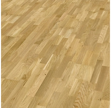 Pose de parquet en chêne clair