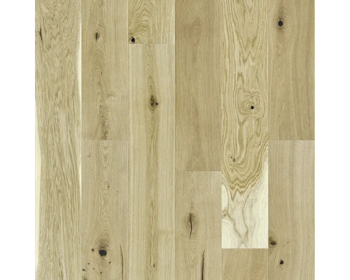 Plancher en bois de chêne avec nœuds