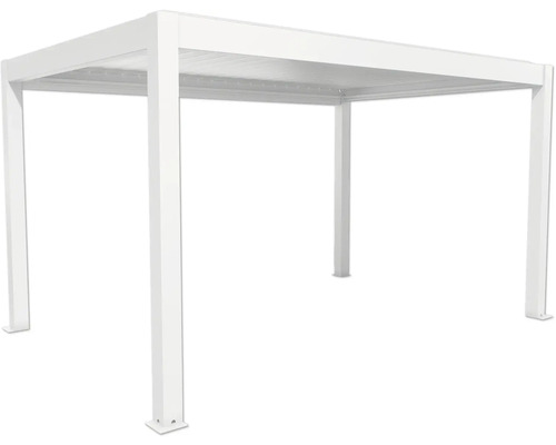 Freistehende weiße Pergola