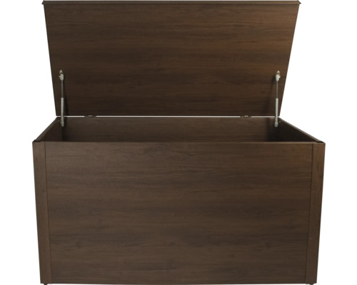 Coffre de rangement ouvert pour l'intérieur et l'extérieur