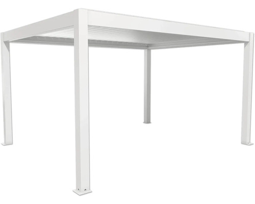 Weisse Gartenpergola