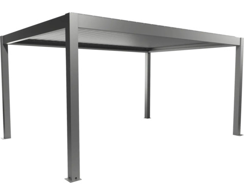 Pergola grise autoportante pour l'extérieur