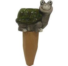 Figurine de jardin décorative en forme de tortue pour l'arrosage des plantes