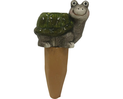 Figurine de jardin décorative en forme de tortue pour l'arrosage des plantes