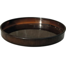 Braune Servierplatte aus Holz