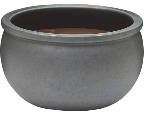 Runde Pflanzschale aus Steingut