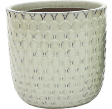 Keramik Blumentopf mit Schuppenmuster