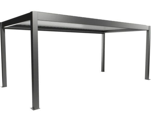 Pergola autoportante avec poteaux robustes et toit