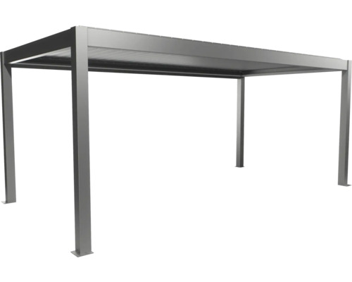 Pergola grise autoportante pour l'extérieur