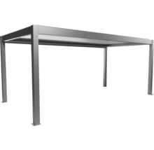 Pergola autoportante en aluminium avec toit à lamelles pour le jardin