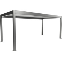Pergola de terrasse autoportante en métal avec toit