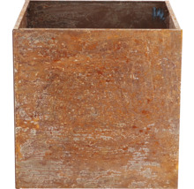 Quadratischer Pflanzkübel aus Metall