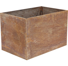 Rechteckiger Pflanzkasten aus Metall