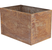 Rechteckiger Pflanzkasten aus Metall