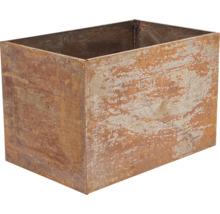 Rechteckiger Pflanzkasten aus Metall