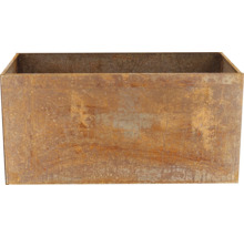 Rechteckiger Pflanzkasten aus Metall