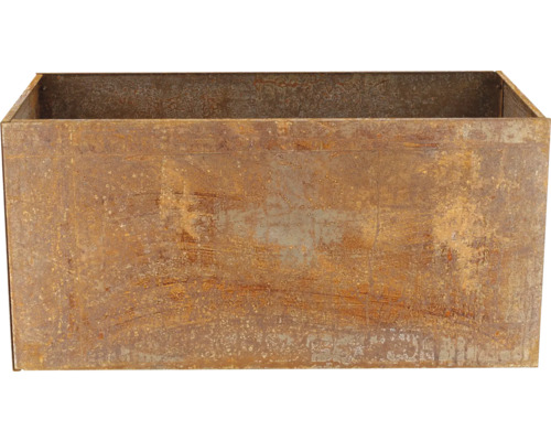 Rechteckiger Pflanzkasten aus Metall