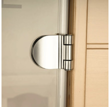 Vue détaillée de ferrures de douche