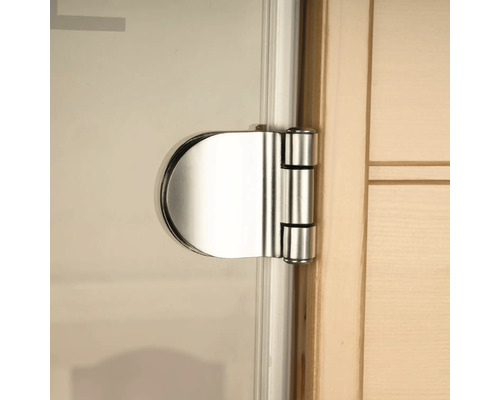 Vue détaillée de ferrures de douche