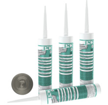 Plusieurs cartouches de mastic PCI Silcoferm S avec embout et produit d'étanchéité