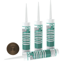 Plusieurs cartouches de mastic PCI Silcoferm S avec un rendu de couleur