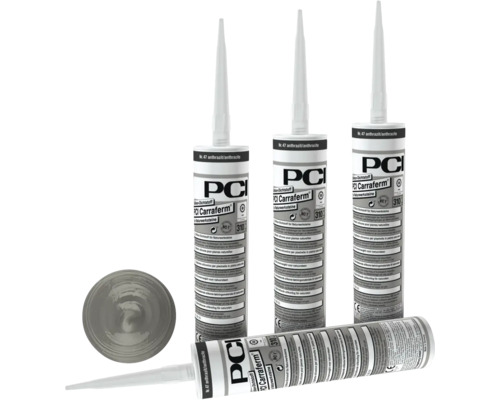 PCI Carraferm® Silikon Dichtstoff für Naturwerksteine sandgrau 310 ml Mehrere Kartuschen PCI Carraferm Silikon-Dichtstoff für Natursteine