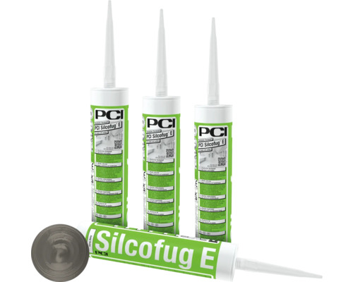 PCI Silcofug® E Elastischer Dichtstoff für innen und aussen zementgrau 310 ml Mehrere Tuben PCI Silcofug E Dichtstoff