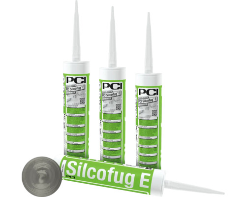 PCI Silcofug® E Elastischer Dichtstoff für innen und aussen sandgrau 310 ml Mehrere Tuben PCI Silcofug E Dichtstoff