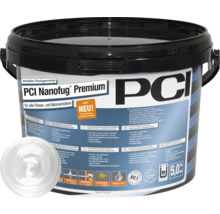 Seau de mortier à joints flexible PCI Nanofug Premium pour carrelage et pierre naturelle