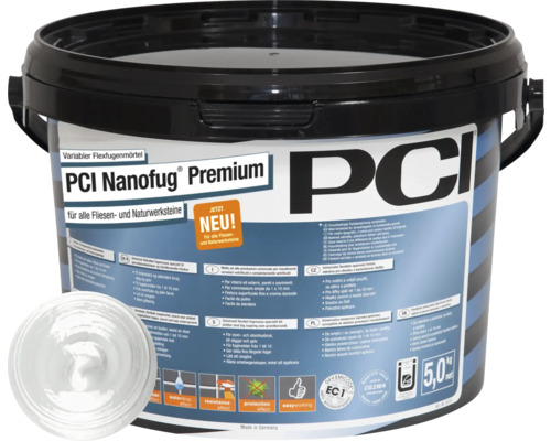 Eimer PCI Nanofug Premium flexibler Fugenmörtel für Fliesen und Natursteine