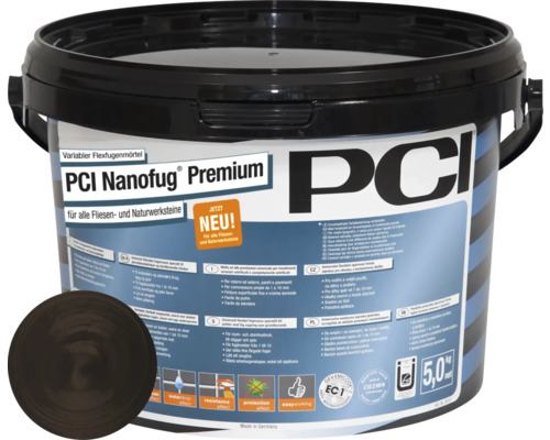 PCI Nanofug Premium flexibler Fugenmörtel für Fliesen und Natursteine im Eimer
