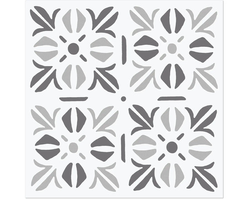 Dekorative Fliese mit floralem Muster