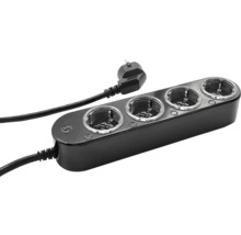 Steckdosenleiste mit drei Anschlüssen