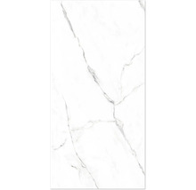 Carrelage blanc aspect marbre