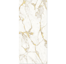 Motif de carreaux aspect marbre avec des accents dorés