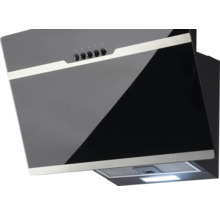 Hotte aspirante avec boutons de commande et éclairage