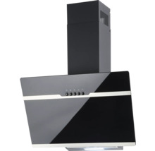 Hotte aspirante en acier inoxydable et verre