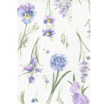 Blumenmuster Servietten mit Veilchen, Lauch und Glyzinien