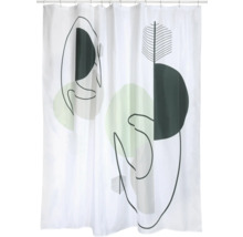 Duschvorhang mit abstraktem Muster