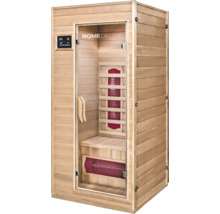Sauna infrarouge Home Deluxe en bois avec porte en verre