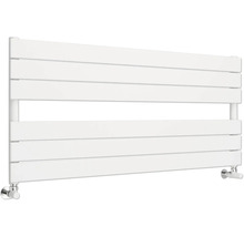 Sèche-serviettes avec tubes chauffants horizontaux pour la salle de bain
