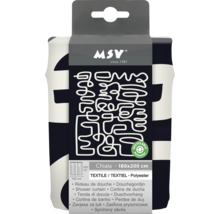 Verpackter Duschvorhang aus Polyester, 180 mal 200 Zentimeter