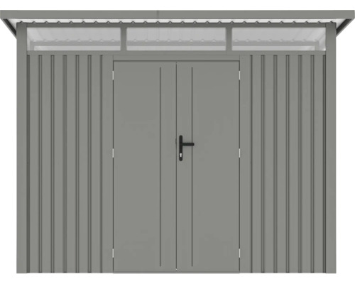 Gartenschrank aus Metall mit Doppeltür