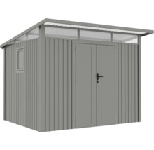 Metall Gerätehaus mit Fenster und Doppeltür