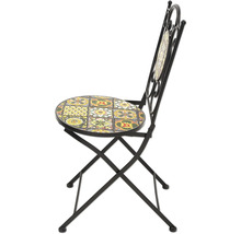 Klappbarer Gartenstuhl mit Fliesenmuster