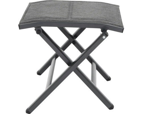 Tabouret pliant avec revêtement textile