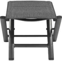 Repose-pieds de fauteuil de jardin en aluminium avec revêtement textile