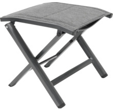 Tabouret pliant avec revêtement en tissu et structure en métal